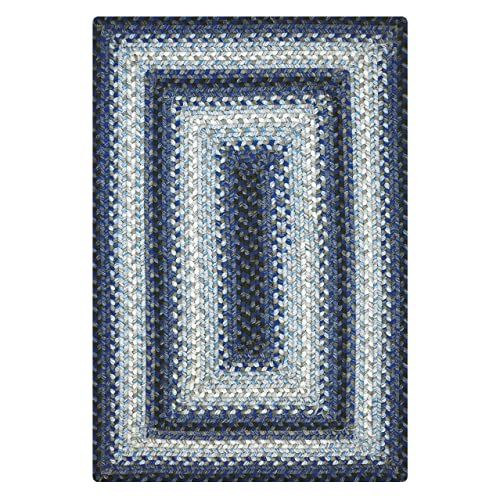 Homespice Juniper 4x6 Area Rug Bedroom Living Room Outdoor Deck Patio Blue