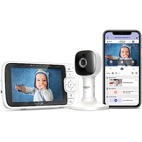 Hubble Connected Nursery Pal Cloud Smart Connected Wi-Fi Enabled Baby Monitor