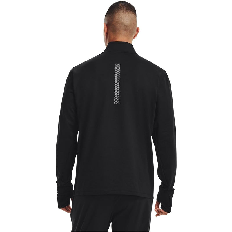 Under Armour Men's Infrared Up The Pace 1 By 2 Zip Jacket Black White Small