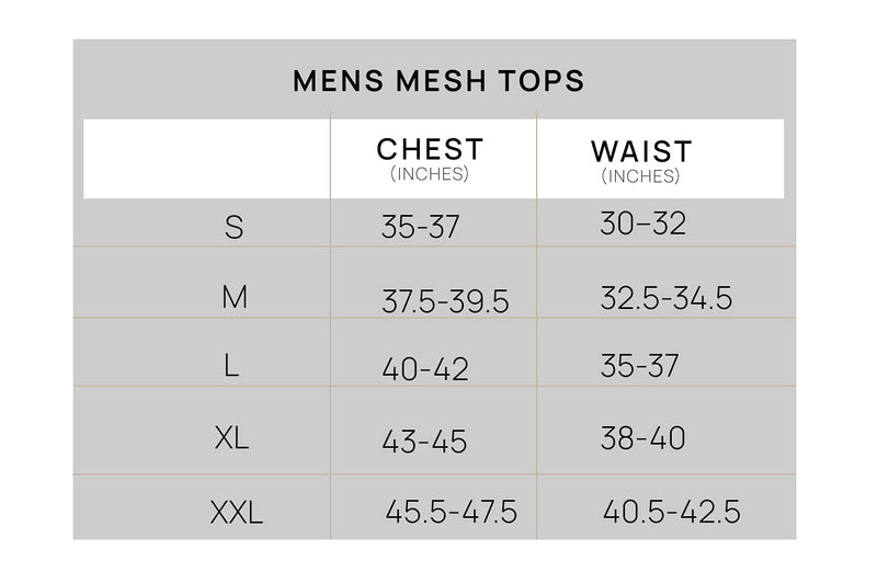 Men's Mesh Tank Top Quick Wicking Jersey Undershirt Set XLarge T-Shirt