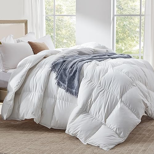 Globon Ultra Soft King Down Feather Comforter 700 Fill Power White