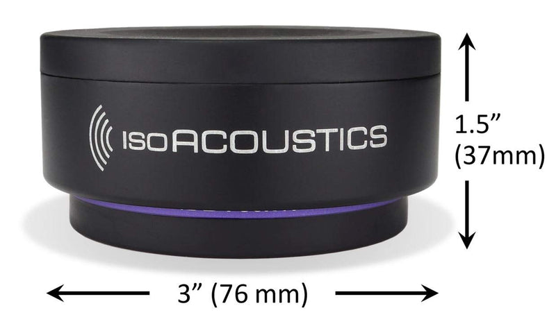 IsoAcoustics ISO PUCK 76 Acoustic Isolators for Studio Monitors and Speakers