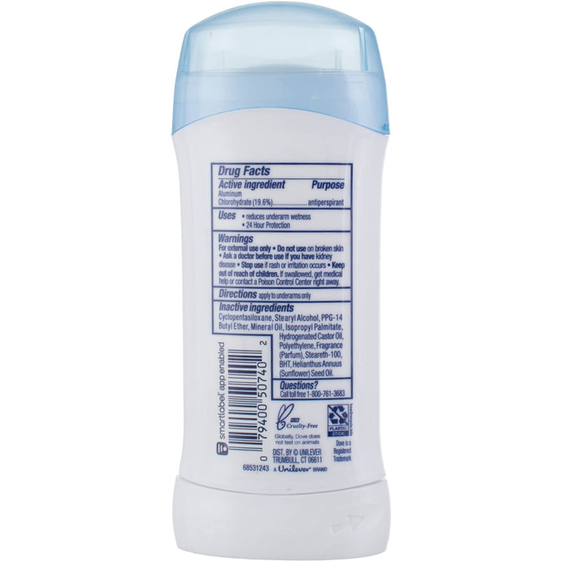 Dove Antiperspirant Deodorant Sensitive Skin 2.6 Ounce