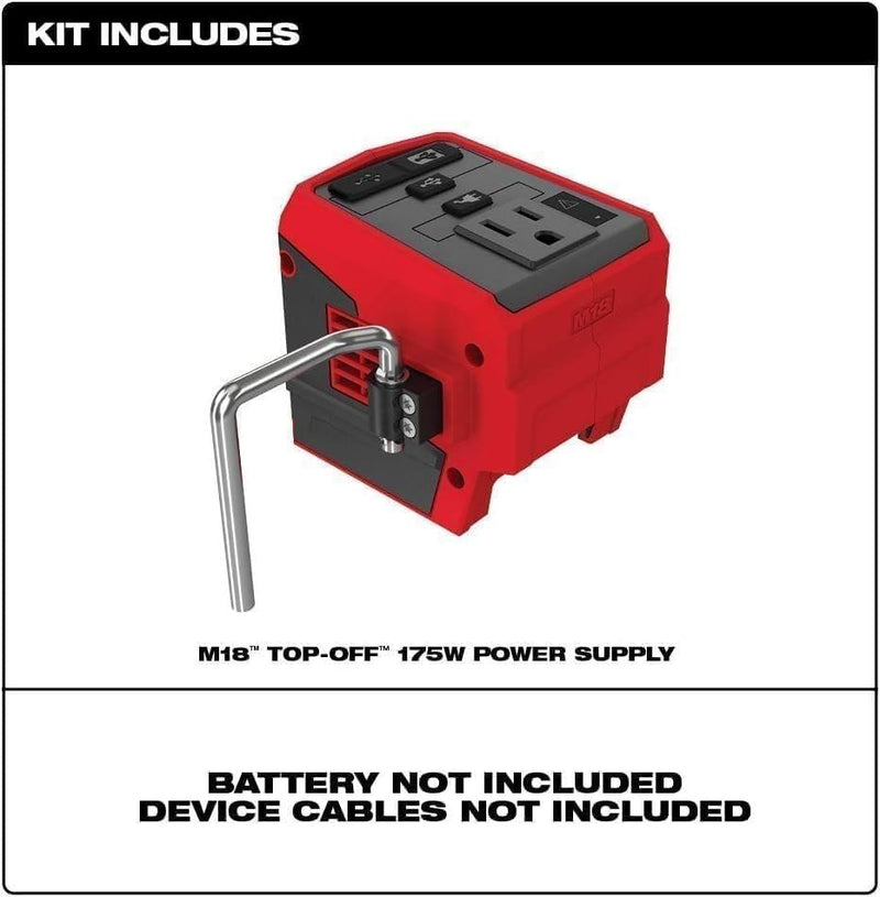 Milwaukee M18 Top Off 175W Portable Power Supply