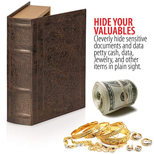 Maxam Small Faux Book Safe A Fun Way to Hide and Protect Your Valuables