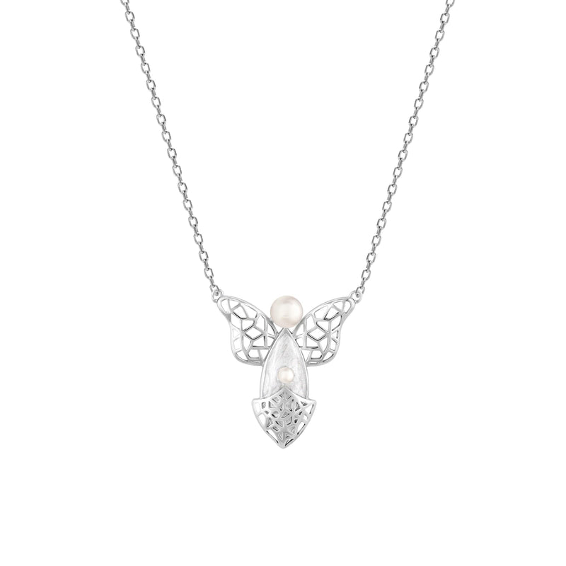 GIVA 925 Sterling Silver Hypoallergenic Angel Wings Necklace