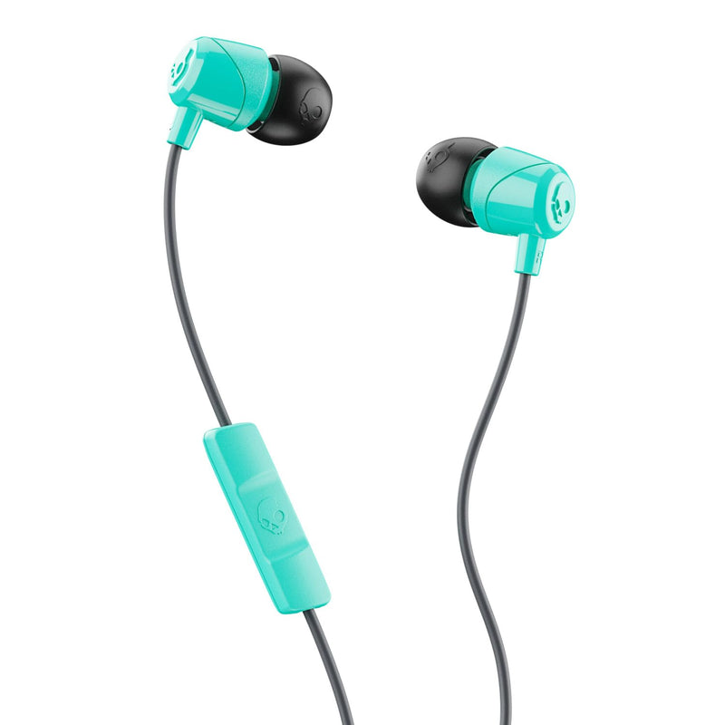 Skullcandy Jib Wired Earbuds with Microphone Noise Isolating Miami Blue