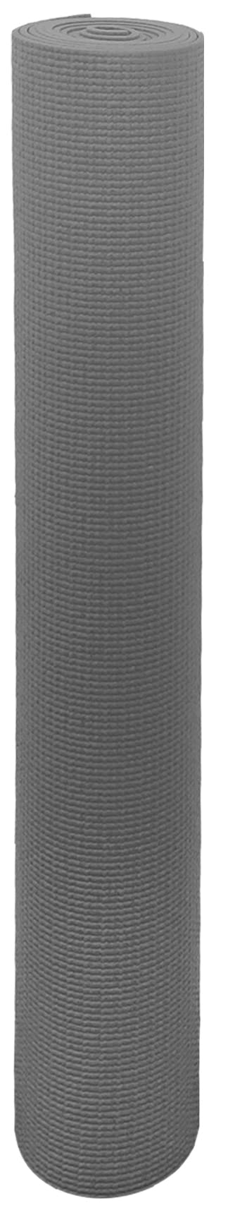 Signature Fitness Gray High Density 3mm Yoga Mat with Anti-Tear Design