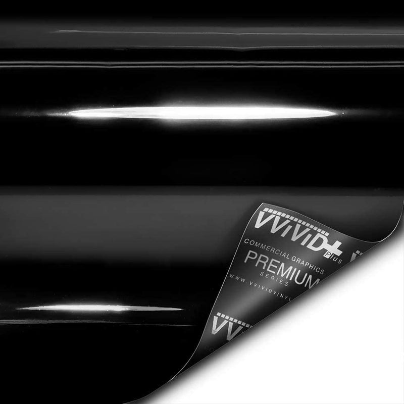 VViViD Ultra Gloss Vinyl Car Wrap 4ft x 5ft Piano Black