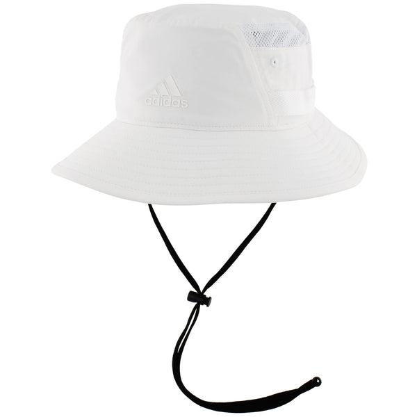 adidas mens Victory 3 Hat Bucket Hat, White, Small-Medium US
