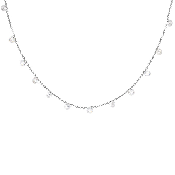 GIVA 925 Sterling Silver Hypoallergenic Queens Necklace AAA+ Quality Zirconia Stone