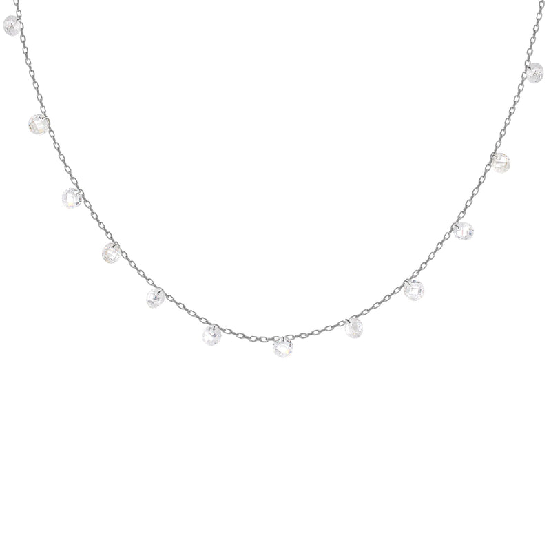 GIVA 925 Sterling Silver Hypoallergenic Queens Necklace AAA+ Quality Zirconia Stone