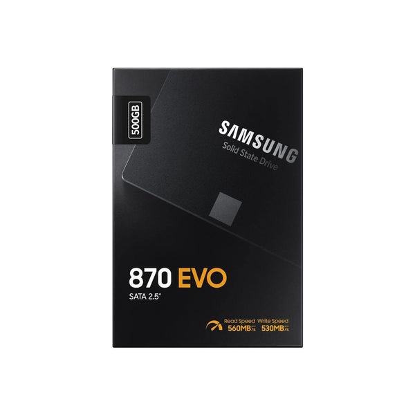 SAMSUNG SSD 870 EVO 500 GB Form Factor 2.5 Inch Intelligent Turbo Write Black