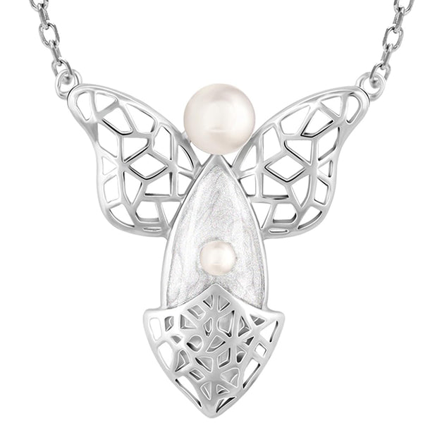 GIVA 925 Sterling Silver Hypoallergenic Angel Wings Necklace