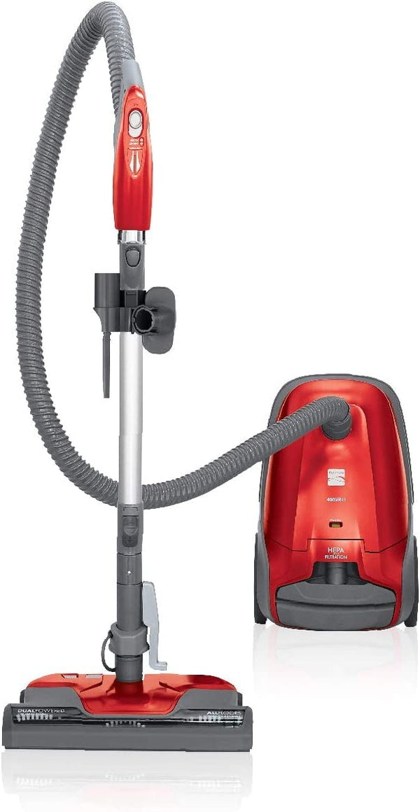 Kenmore 81414 Bagged Canister Vacuum with Telescoping Wand, Red