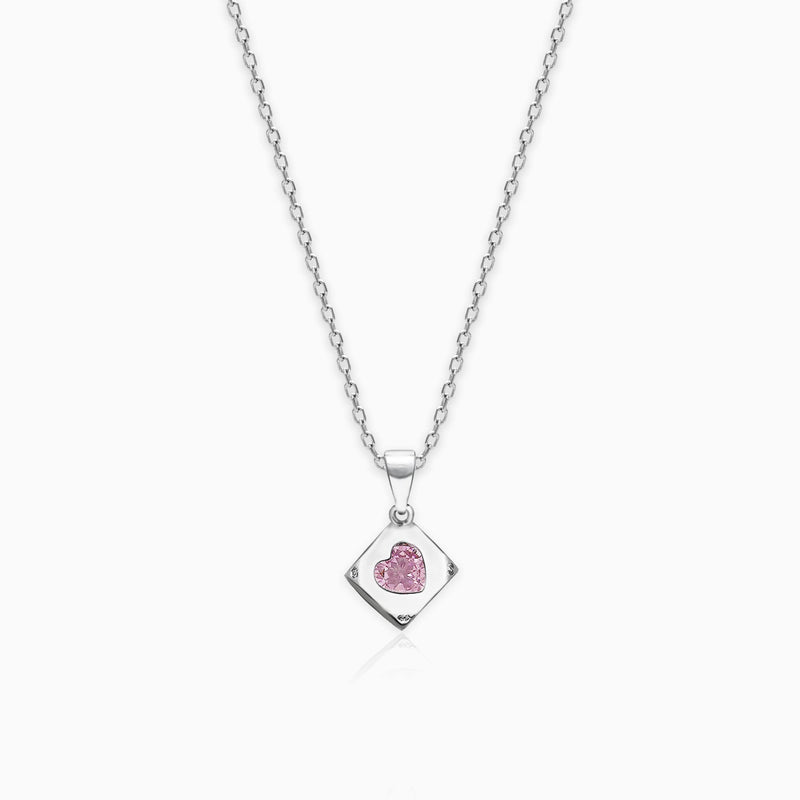 GIVA Women’s 925 Hypoallergenic White Heart Pendant Necklace for Girl and Women