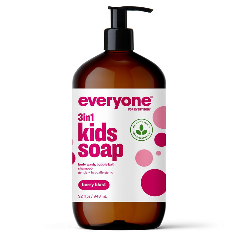 Everyone Berry Blast 3-in-1 Kids Soap - 32 oz Bottle