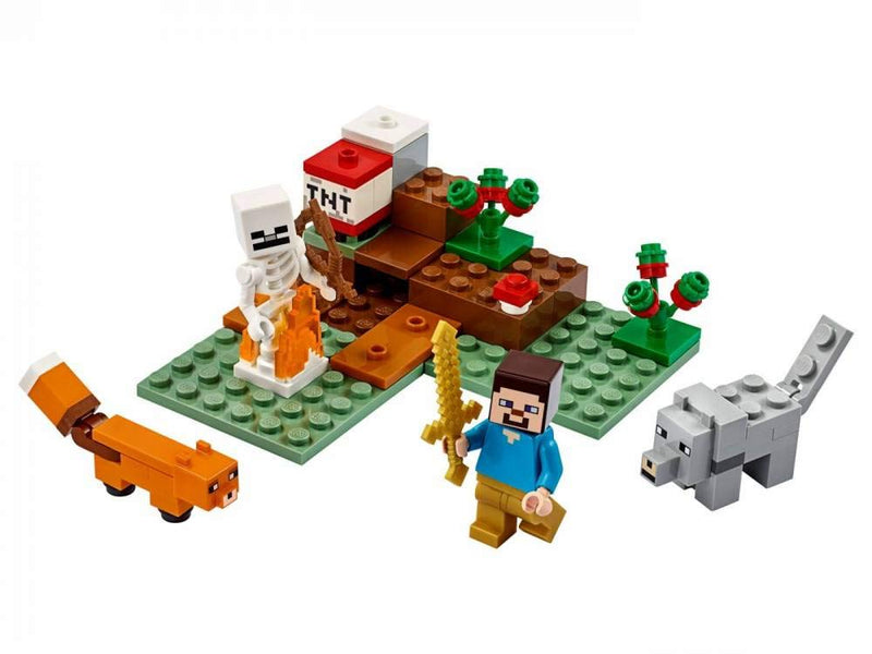 LEGO Minecraft Taiga Adventure Set 21162 for Kids (74 Pieces)