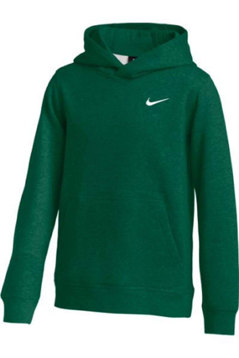Nike Youth Fleece Pullover Hoodie Green Medium