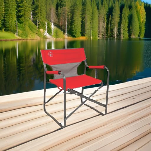 Coleman Portable Mesh Back Outdoor Chair with Carry Handle