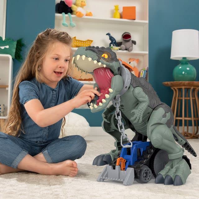 Jurassic World Imaginext Giga Dino Toy with Lights & Sounds 16 Inch