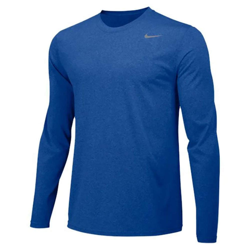 Nike Youth Royal Long Sleeve Athletic T-Shirt Large