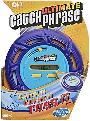 Hasbro Gaming Ultimate Catch Phrase Electronic Party Game Ages 12 and Up Blue