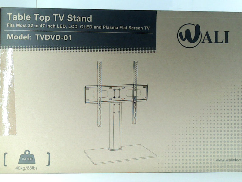 WALI Table Top TV Stand for LED, LCD, Plasma Flat Screen TVs