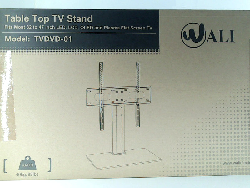 WALI Table Top TV Stand for LED, LCD, Plasma Flat Screen TVs