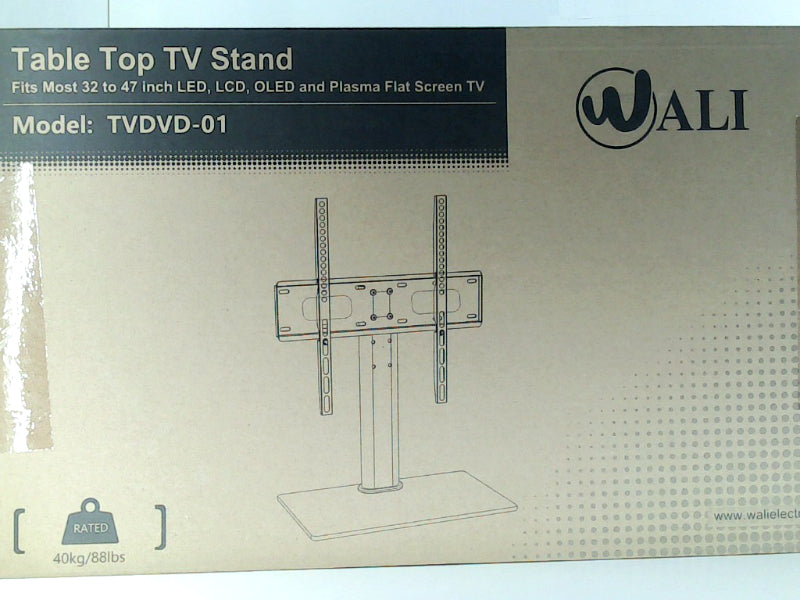 WALI Table Top TV Stand for LED, LCD, Plasma Flat Screen TVs