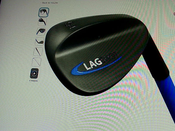 Lag Shot Golf Wedge Swing Trainer Aid Color Blue Size Right Handed