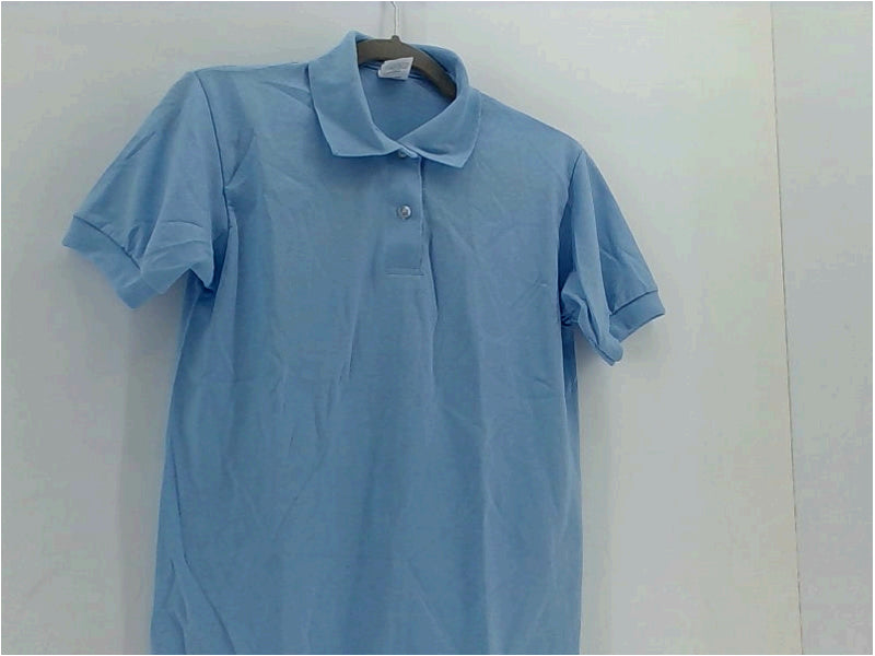 Hanes Boys Polo Regular Short Sleeve Polo Shirt Color Light Blue Size XLarge