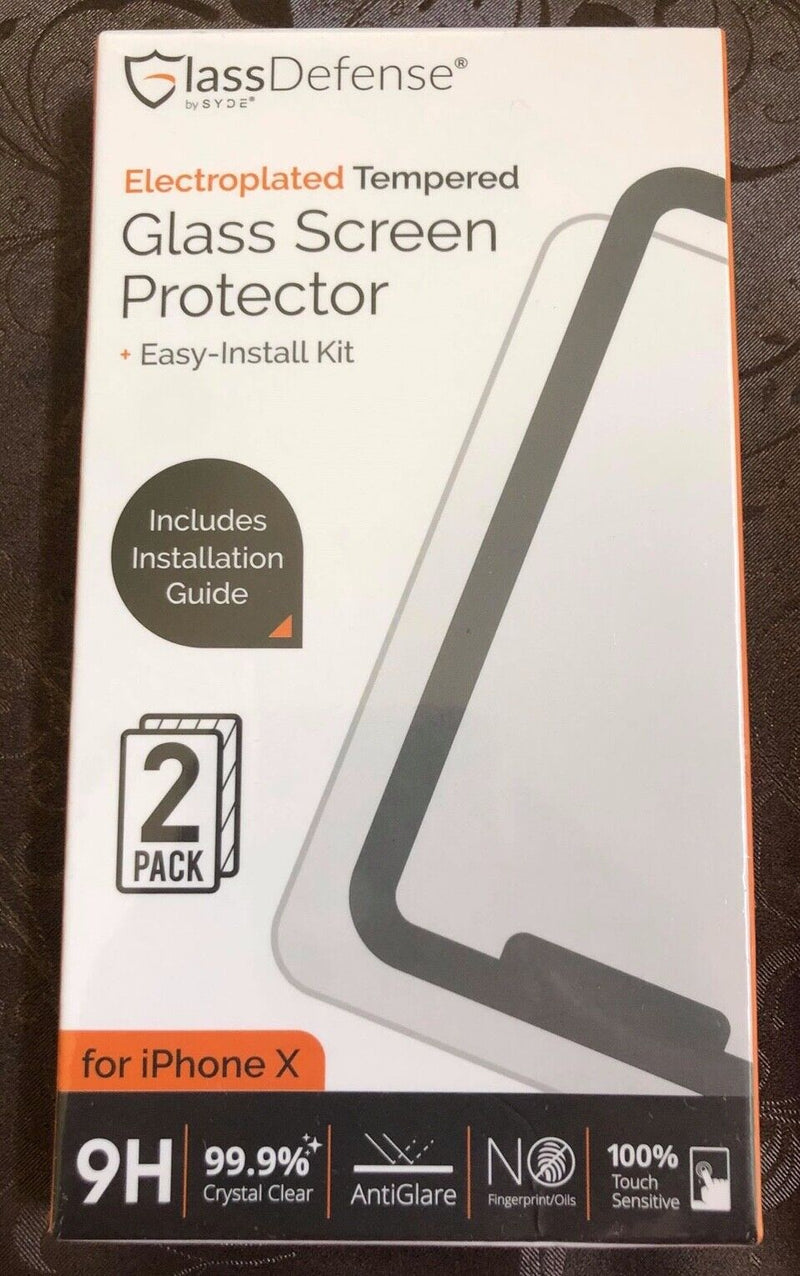 Screen Protector for Iphone X Gdaapplex01 Syde Glass Defense