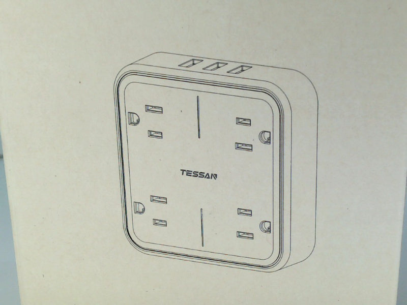 TESSAN Surge Protector Wall Charger with USB Ports