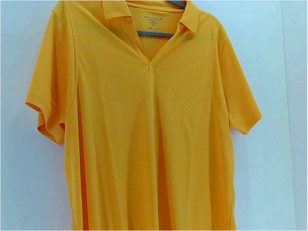 Harriton Womens Polo Regular Short Sleeve Polo Color Canary Yellow Size X-Large