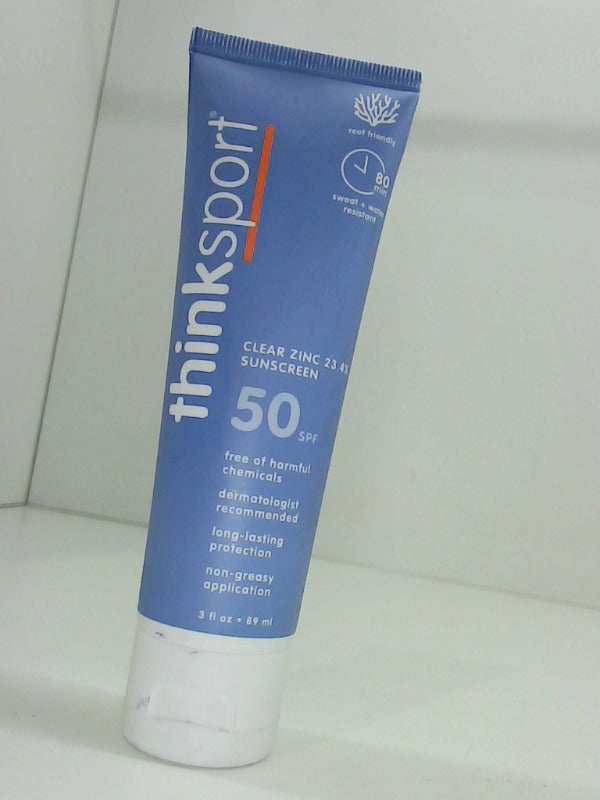 Think Sport Clear Zinc Sunscreen Spf 50 3 Fz Color MultiColor Size 89ml