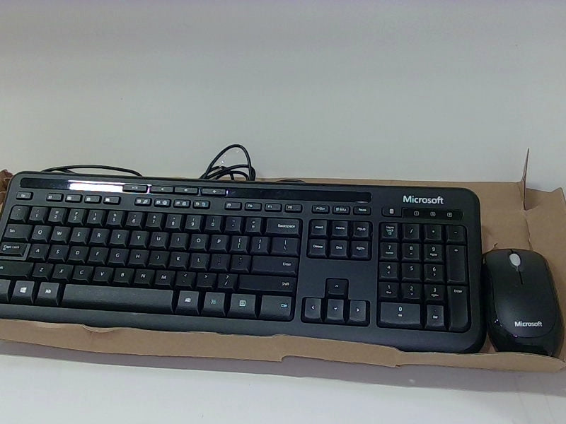 Microsoft Wired Keyboard and Mouse Combo Black