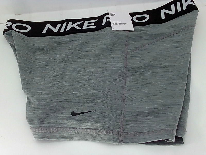 Nike Women's Pro XLarge 3 Inch Gray Training Shorts