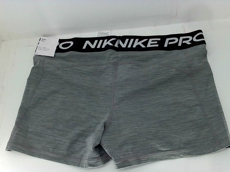 Nike Women's Pro X-Large 3" Gray Training Shorts