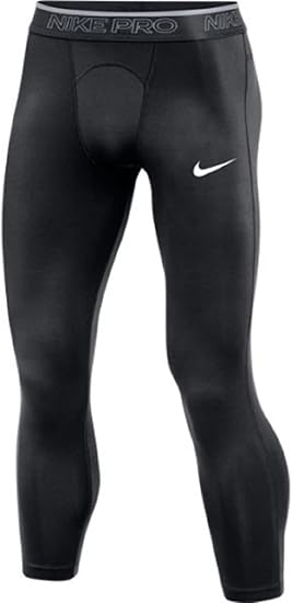 Nike Men's Pro Black 3/4 Length Training Tights - Size Small