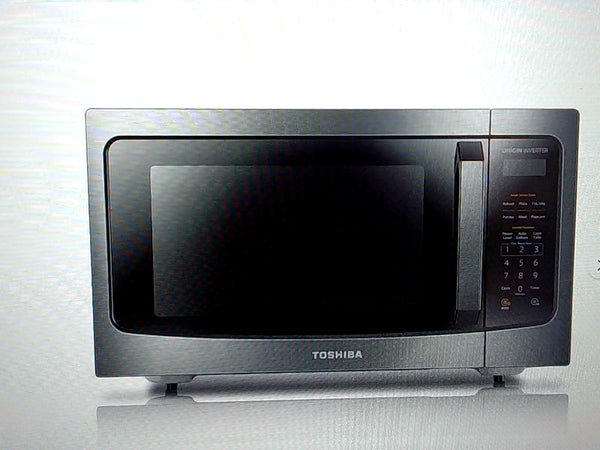 Toshiba 1.6cu.ft Microwave Oven - Stainless Steel Home Appliance