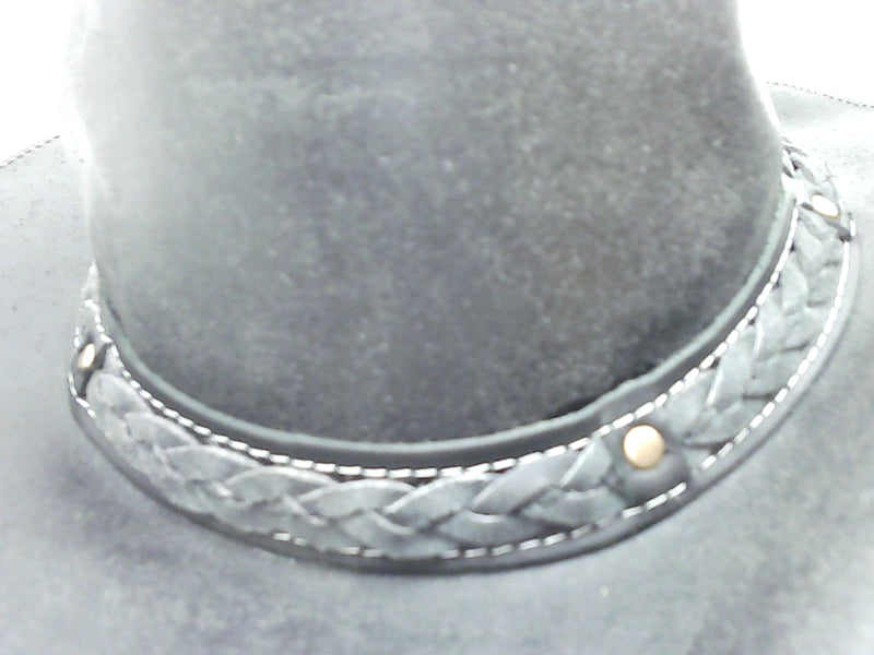 Montone Black Bradslock Cowboy Hat Medium