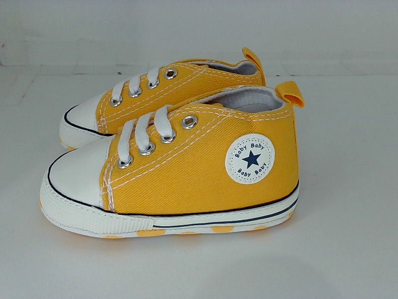 Yellow Pull On Shoes for Little Kid Size 13