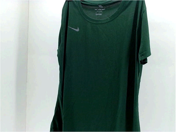 Nike Women's Dark Green Training Top Medium