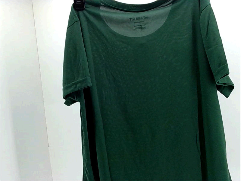 Nike Women's Dark Green Training Top Medium