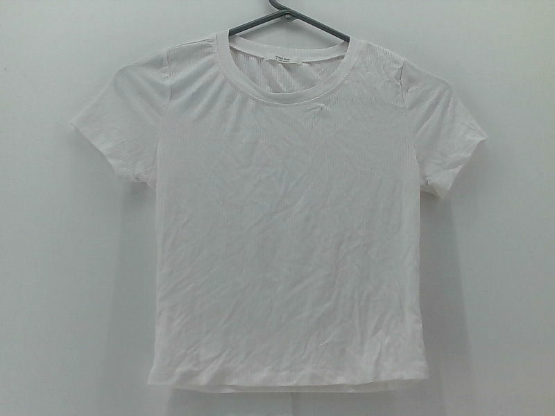 Women's Classic White Short Sleeve Blouse - Medium