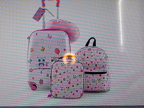 Baby Joy 5-Piece Luggage Set - Pink, 16''/13''