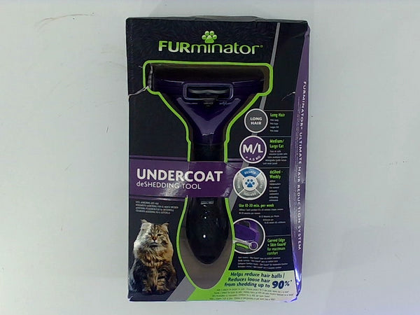 Lunuojona Undercoat Deshedding Tool Color Black Purple Size 8 Inch