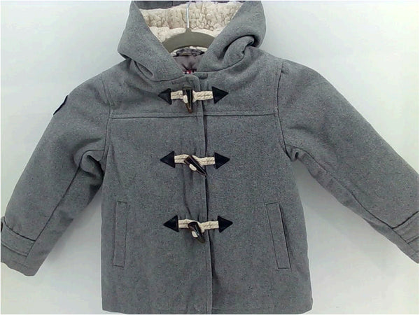 Ben Sherman Boys Jacket Regular Snap Dress Coat Color Light Grey Size 4T