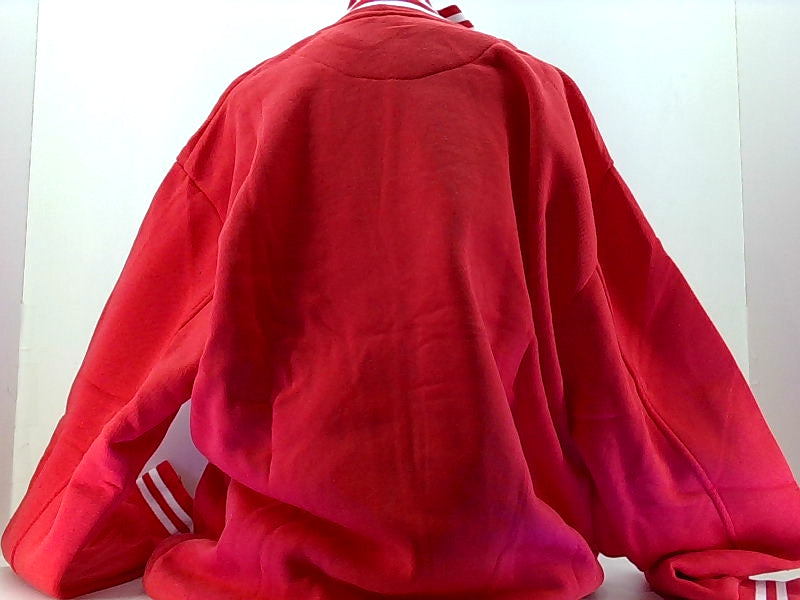 Men's Red Fleece Snap Button Jacket XXLarge